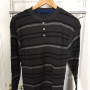 Mens Beverly Hills Polo Club Henley Top - Medium